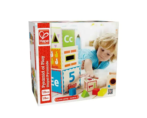 Piramida Educationala din lemn Hape
