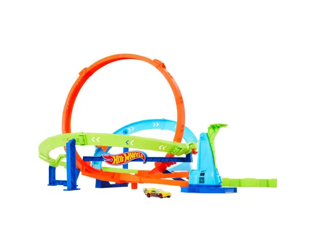 Pista cu masinuta Hot Wheels Action Loop Cyclone Challenge