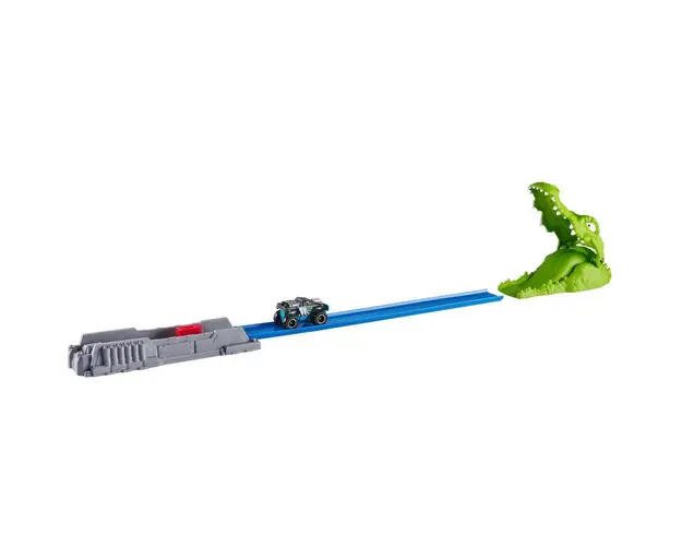 Pista cu masinuta metalica Zuru Metal Machines Croc Atack