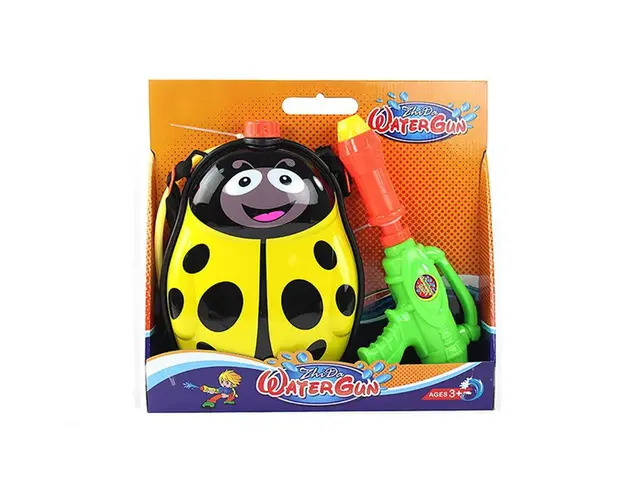 Pistol de apa cu rezerva apa in mini rucsac Wave Mini Lady Bug