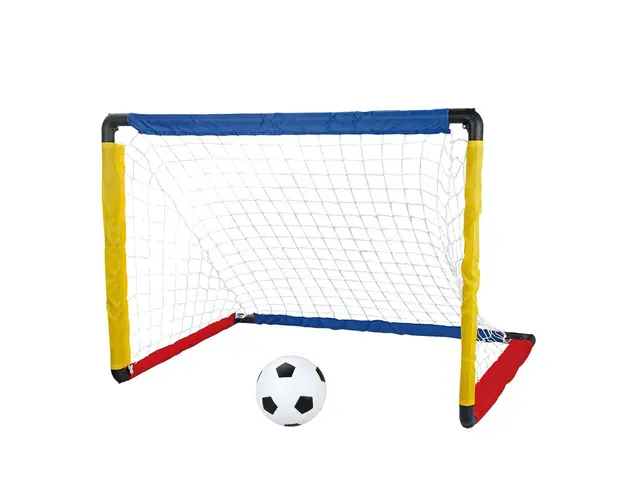 Poarta de fotbal pliabila cu minge pentru juniori 83 cm x 60 x 60 cm