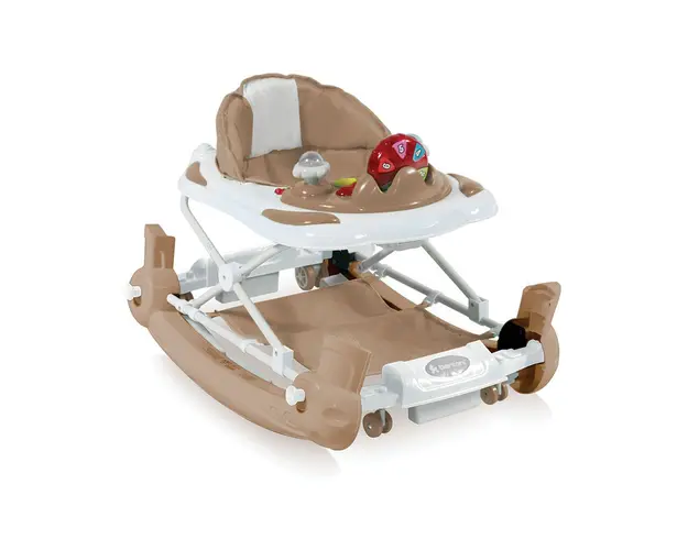 Premergator cu balansoar Lorelli School Beige