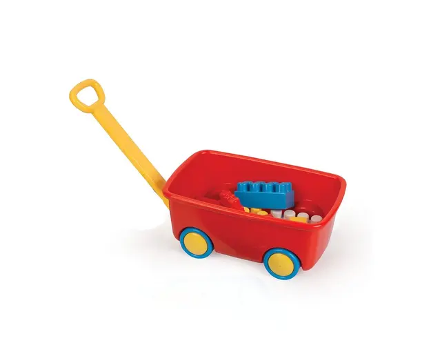 Primul meu carucior cu cuburi Dolu 28 piese