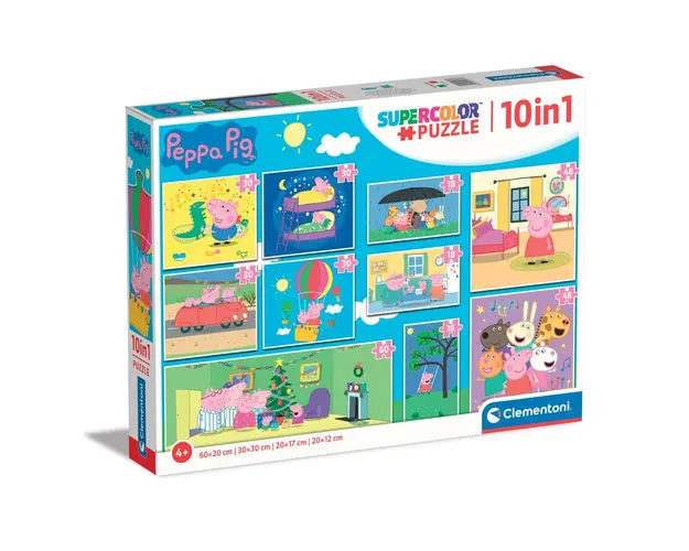 Puzzle 10 in 1 Clementoni Peppa Pig
