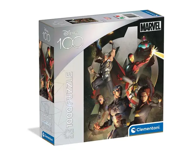 Puzzle 1000 piese Clementoni Disney 100 Marvel Avengers 39721