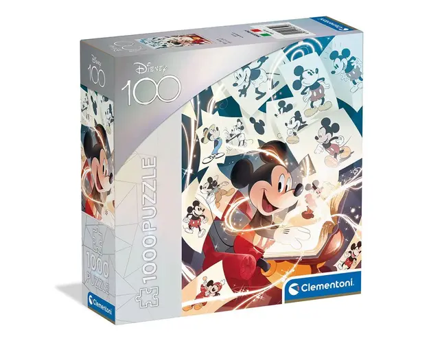 Puzzle 1000 piese Clementoni Disney 100 Mickey Illustrato 39719