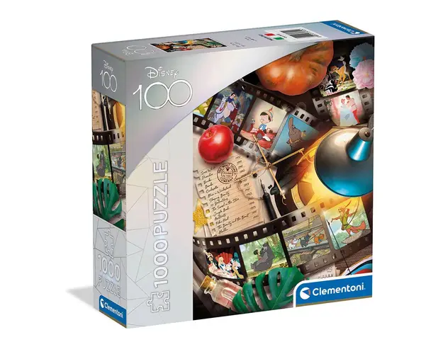 Puzzle 1000 piese Clementoni Disney 100 Movie Classics Illustrato 39720