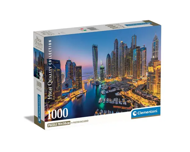 Puzzle 1000 piese Clementoni High Quality Collection Dubai 39911