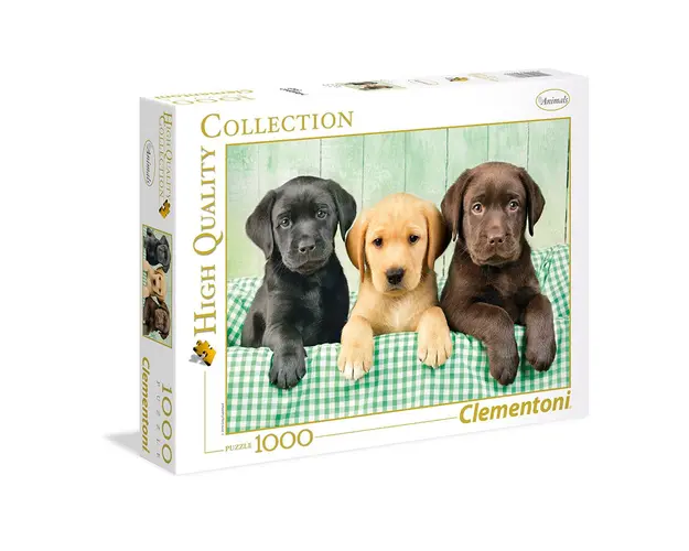 Puzzle 1000 piese Clementoni High Quality Collection Three Labradors