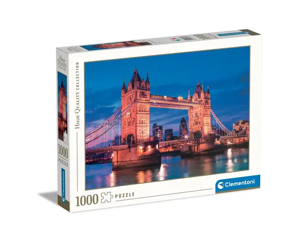 Puzzle 1000 piese Clementoni High Quality Collection Tower Bridge at Night