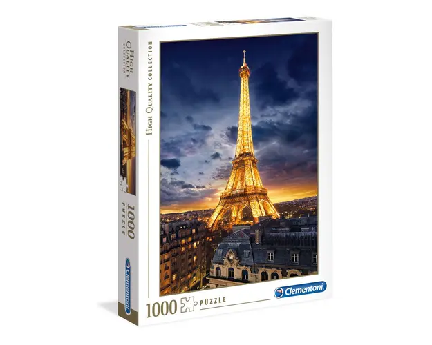 Puzzle 1000 piese Clementoni High Quality Collection Turnul Eiffel 39514