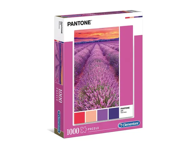 Puzzle 1000 piese Clementoni Pantone Vivid Viola