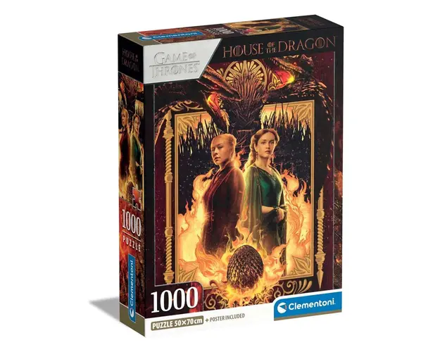 Puzzle 1000 piese Clemetoni House Of The Dragon 39903