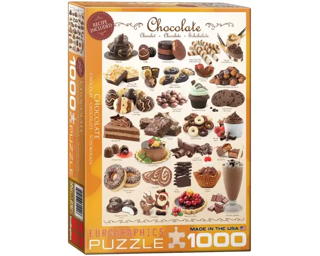 Puzzle 1000 piese Eurographics Ciocolate