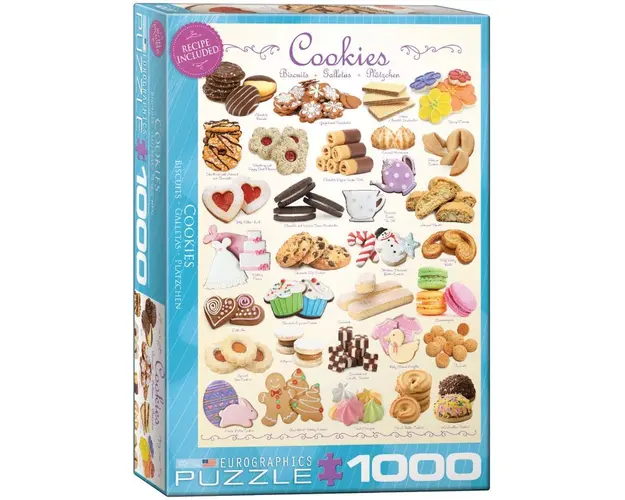Puzzle 1000 piese Eurographics Cookies Prajituri