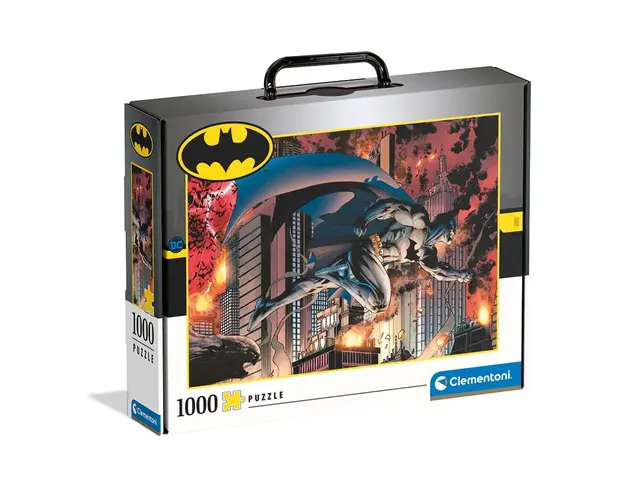 Puzzle 1000 piese in valiza Clementoni Batman 39678