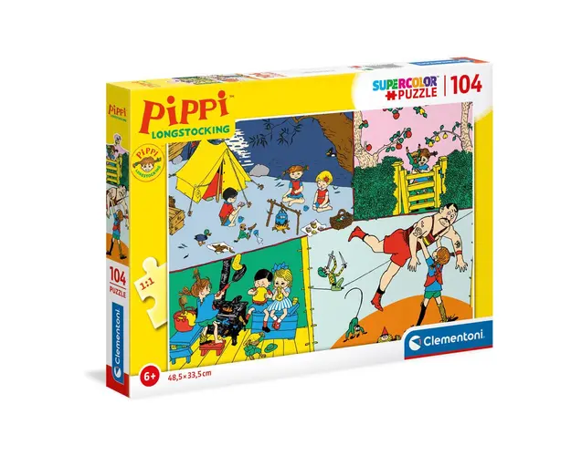 Puzzle 104 piese Clementoni Pippi Longstocking 27517
