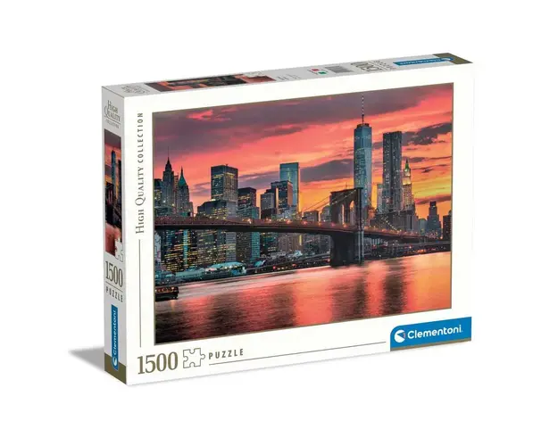 Puzzle 1500 piese Clementoni High Quality Collection East River At Dusk 31693