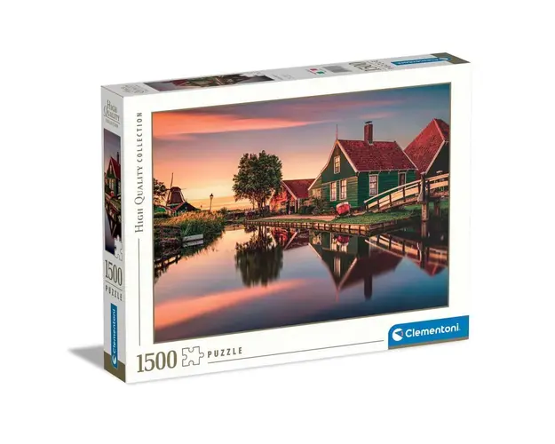 Puzzle 1500 piese Clementoni High Quality Collection Zaanse Schans 31696