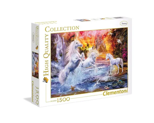 Puzzle 1500 piese Clementoni Wild Unicorns