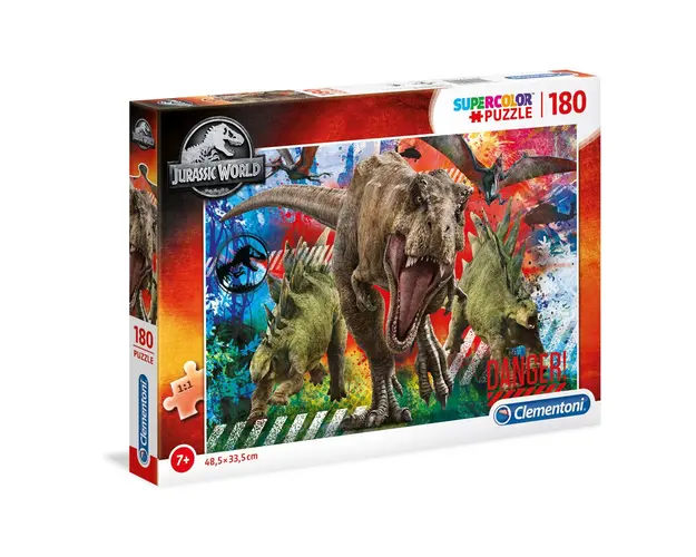 Puzzle 180 piese Clementoni Jurassic World