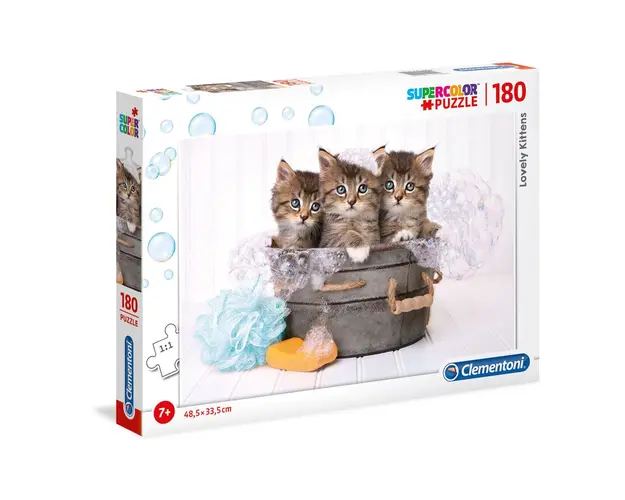 Puzzle 180 piese Clementoni Lovely Kittens