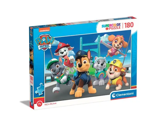 Puzzle 180 piese Clementoni Supercolor Patrula Catelusilor 29780