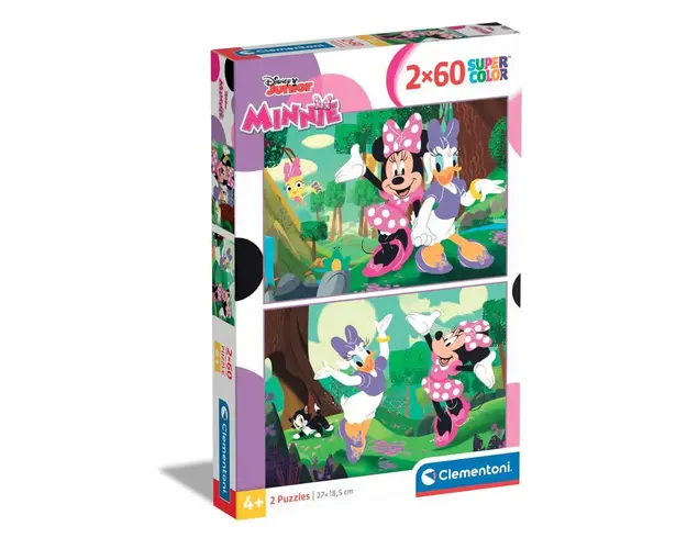 Puzzle 2 x 60 piese Clementoni Minnie Mouse 24815
