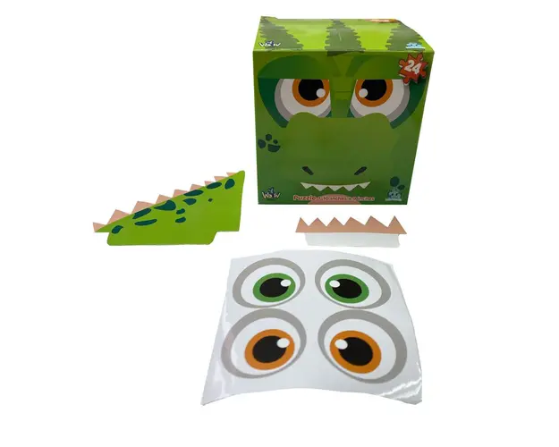 Puzzle 24 piese Y Wow PuzzleHeadz Dinozaur