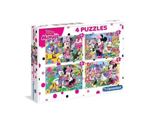 Puzzle 2x20+2x60 piese Minnie