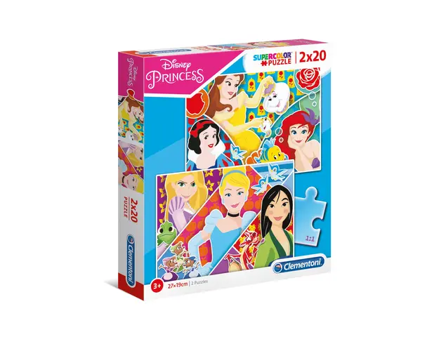 Puzzle 2x20 piese Clementoni Disney Princess