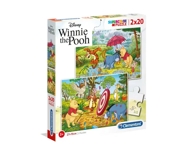 Puzzle 2x20 piese Clementoni Winnie The Pooh