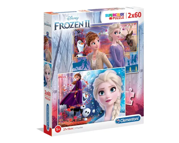 Puzzle 2x60 piese Clementoni Frozen 2