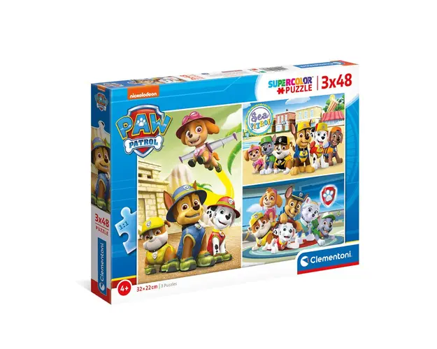 Puzzle 3 x 48 piese Clementoni Paw Patrol 25262