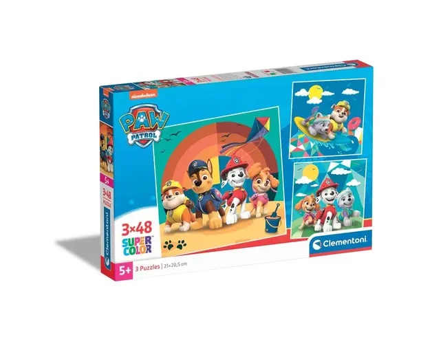 Puzzle 3 x 48 piese Clementoni Paw Patrol 25291
