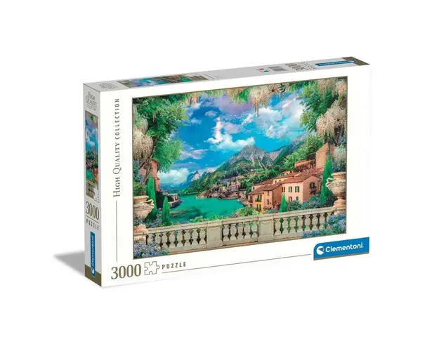 Puzzle 3000 piese Clementoni Lush Terrace on Lake 33553