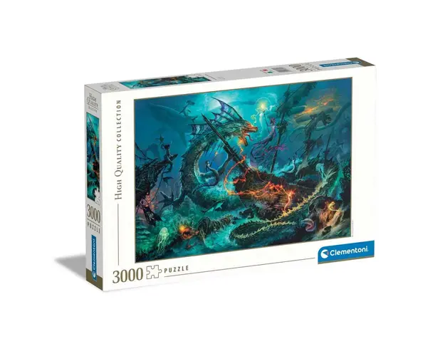Puzzle 3000 piese Clementoni The Underwater Battle