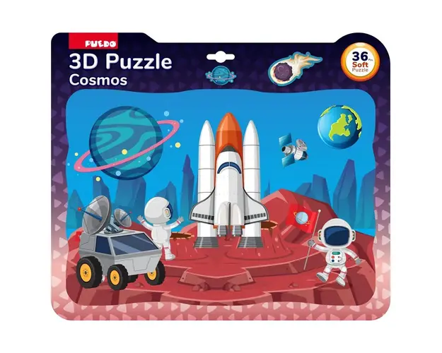 Puzzle 3D cu piese moi Puedo 36 piese Space