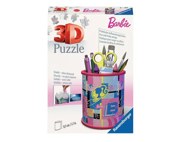 Puzzle 3D Ravensburger Suport Pixuri Barbie 54 piese RVS3D11585