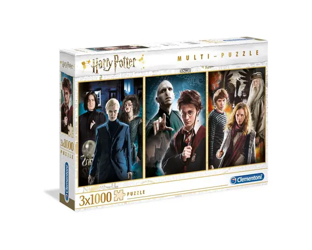 Puzzle 3x1000 piese Clementoni Harry Potter 61884