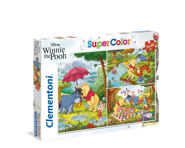 Puzzle 3x48 piese Clementoni Winnie The Pooh