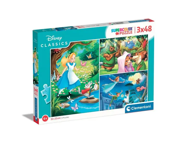 Puzzle 3x48 piese Clementoni Disney Classic 25267