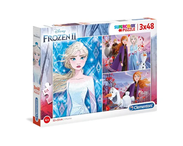 Puzzle 3x48 piese Clementoni Frozen 2