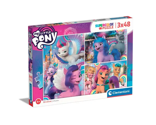Puzzle 3x48 piese Clementoni My Little Pony