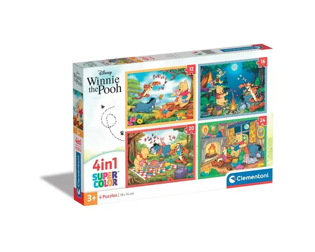 Puzzle 4 in 1 Clementoni Disney Winnie The Pooh 21514