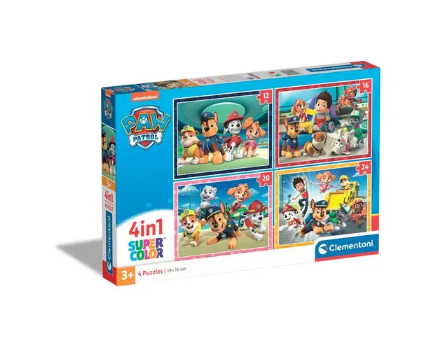 Puzzle 4 in 1 Clementoni Paw Patrol 21513