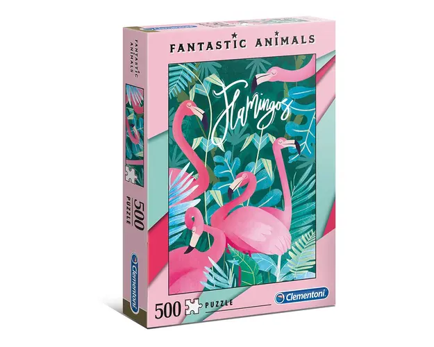 Puzzle 500 piese Clementoni Fantastic Flamingo