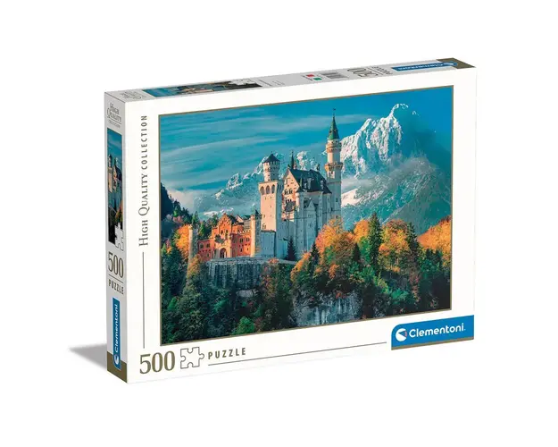 Puzzle 500 piese Clementoni High Quality Collection Castel Neuschwanstein