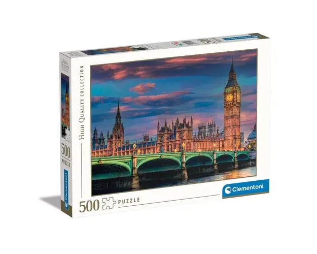 Puzzle 500 piese Clementoni High Quality Collection The London Parliament