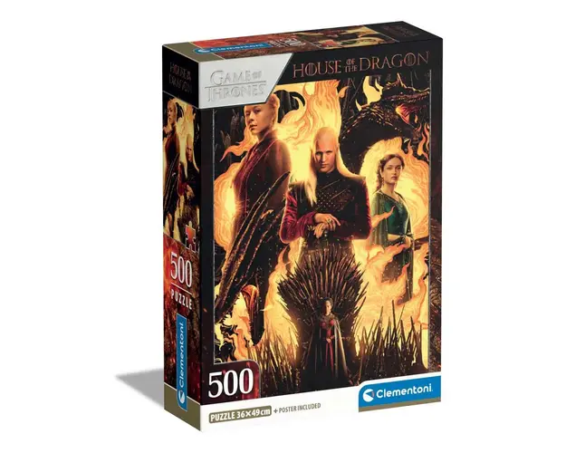 Puzzle 500 piese Clementoni House Of The Dragon 35548